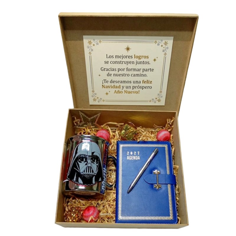 Kit Fuerza: caja de madera con su contenido